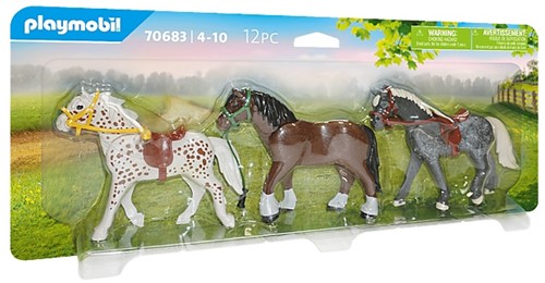Playmobil 3 paarden 70683