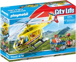 Playmobil City Life Reddingshelikopter - Speelgoed Helikopter 71203