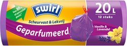 Swirl Pedaalemmerzakken Vanille-Lavendel 20L - 12 stuks