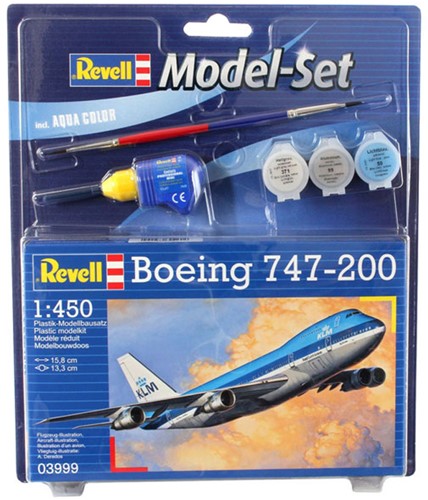 Revell MODEL SET BOEING 747-200 1:450 63999
