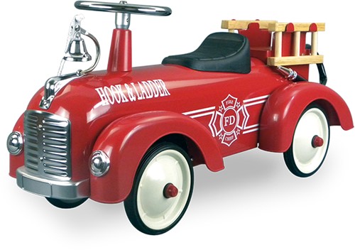 Retro Roller loopauto brandweerauto Speedster Sam