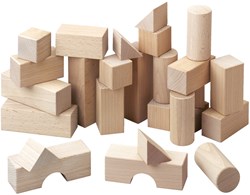 Haba bouwstenen basisset houten blokken 26-delig creatief speelgoed