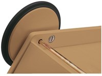 Haba poppenwagen hout - naturel verstelbare duwstang duurzaam-3