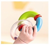 Haba rammelaar Ring Duo baby speelgoed kleurrijk en veilig-2