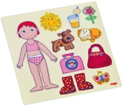 Haba Magneetspel Peuterspeelgoed Aankleedpop Lilli Magnetisch Spel