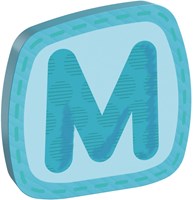 Haba houten letter M decoratie alfabet kinderkamer-3