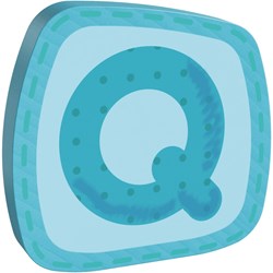 Haba houten letter Q decoratie kinderkamer alfabet