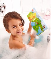 Haba badboek Zwemeend - kleurrijk baby badspeelgoed boekje-3