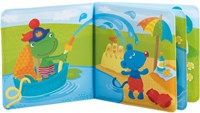 Haba badboek Kapitein Kikker kleurrijk baby badspeelgoed-2
