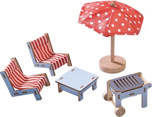 Haba Little Friends Poppenhuismeubels Terras haba kopen in de aanbieding