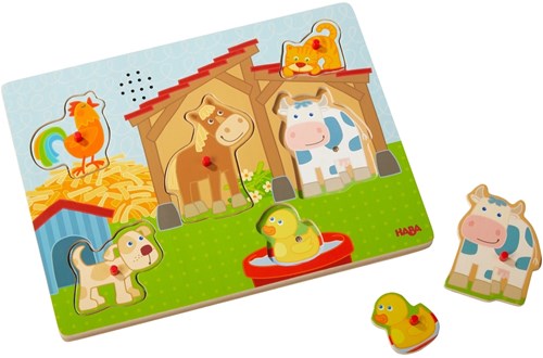 HABA Geluidenpuzzel Op de boerderij