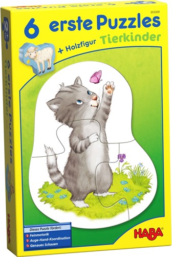 HABA 6 eerste puzzels - Dierenkinderen