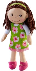 Haba pop Coco zachte knuffelpop 30 cm voor kinderen - poppenvriend