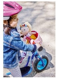 Haba Poppenfietsstoeltje bloemenweide - Fietsaccessoire voor poppen