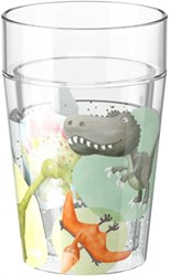 Haba glitterbeker dino's - kindvriendelijke drinkbeker met glitters
