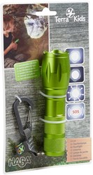 Haba zaklamp Terra Kids LED aluminium groen - kindvriendelijke buitenlamp