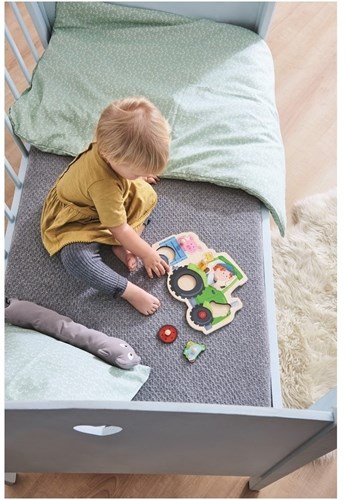 Haba vormenpuzzel dolle trekkerrit houten dierenpuzzel 6 stukjes-2