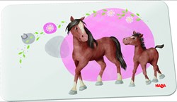 Haba broodplankje paarden - kindvriendelijk melamine ontbijtplankje