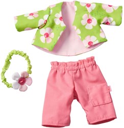 Haba poppenkleding set bloemenmagie 30 cm - kleurrijke outfit voor poppen