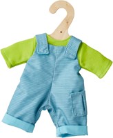 Haba poppenkleding vrijetijdsplezier set 30 cm blauw groen - poppen accessoires