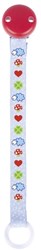 Heimess fopspeenketting blauw schaap textiel babyaccessoire