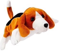 Beleduc handpop Hond poppenkast knuffel katoen kind