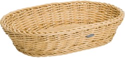 Westmark Saleen broodmand ovaal kunststof 32x23x7cm - beige opbergmand