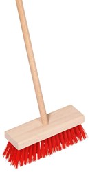 Goki kinder buitenbezem speelgoed - kinderveger 70 cm