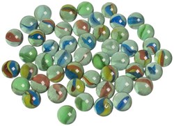 Goki knikkers - katoog set glas speelgoed