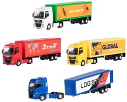 Goki speelgoed vrachtwagen MAN TGX 1:64 multicolor modelauto