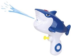 Goki waterspeelgoed haai waterpistool kunststof 13,5 cm