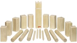 Goki Kubb Vikings buitenspel XL in katoenen tas - houten spel