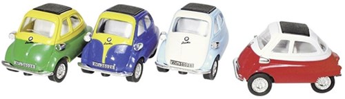 Goki BMW Isetta metalen speelgoedauto 1:38 schaalmodel 6,5 cm