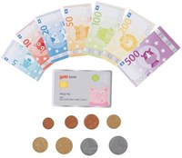 Goki Speelgeld dieren speelset met creditcard en muntgeld, educatief speelgoed