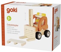 Goki houten vorklift vrachtwagen speelgoed met pallet-2