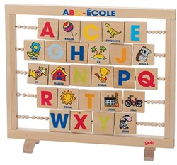 Goki educatief speelgoed ABC school - leren lezen Frans