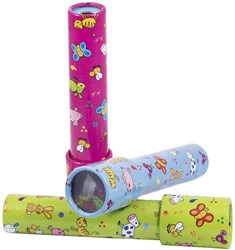 OFKPO 4 pieces children's kaleidoscope made of wood, mini kaleidoscope, toys, puzzle, toy
