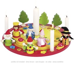 Goki houten verjaardagskrans - decoratie met figuren voor feest