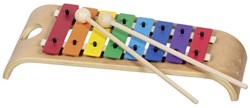 Goki xylophone speelgoed muziekinstrument met kleurrijke toetsen