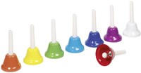 Goki Bellenset muziekinstrument - set van 8 kleurrijke bellen