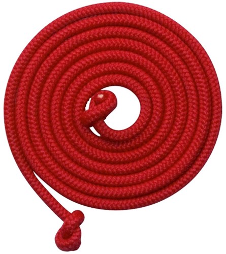 Goki springtouw rood 2.5 meter kinderspeelgoed coördinatie