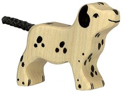 Holztiger houten Dalmatiër speelfiguur voor kinderen - educatief speelgoed