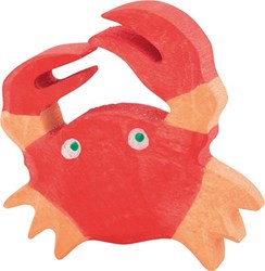 Holztiger houten krab speelfiguur - handgemaakt speelgoed