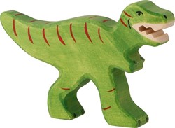 Holztiger houten dinosaurus Tyrannosaurus Rex speelfiguur