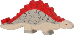 Holztiger houten dinosaurus stegosaurus speelfiguur - duurzaam speelgoed