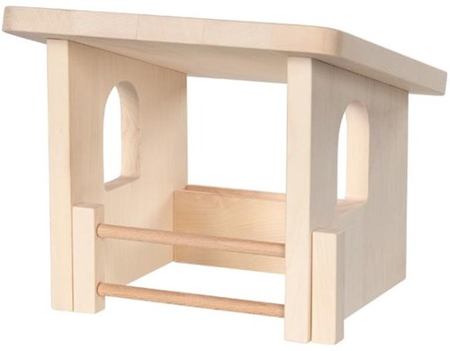 Holztiger houten dierenopvang stal voor open ended spel
