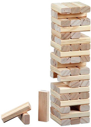 Philos houten spel Vallende Toren - familiespel - behendigheidsspel