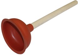 Cilgro ontstopper rubber houten steel - krachtige afvoerreiniger