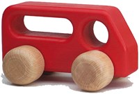Ostheimer houten speelgoed bus rood - duurzaam kinderspeelgoed
