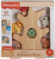 Fisher-Price houten balansboom stapelspeelgoed educatief FSC